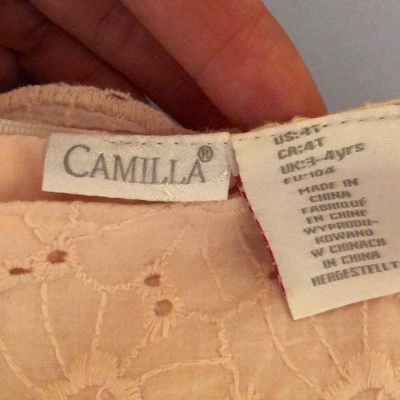 Camilla pink dress size 4T. - Picture 3 of 4